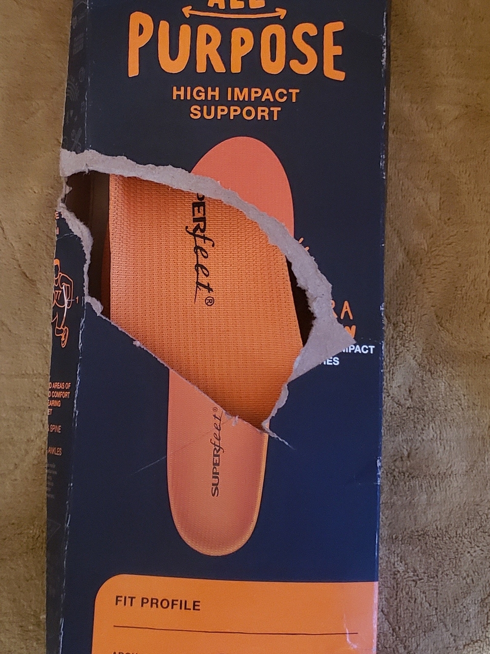 Superfeet Performance Insole - Orange - Picture 3 of 6